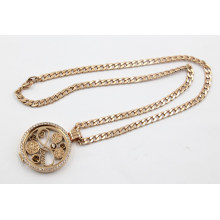 Luxry Rose Gold Living Locket Collier